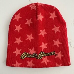 Drew Select Collection DC Comics Red Wonder Woman Star Beanie OS